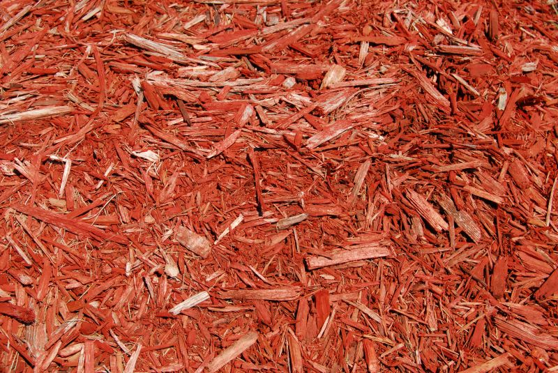Red Mulch Installation in Ventura County, CA