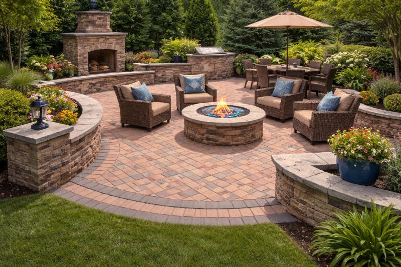 Patio Brick Installation in Danbury, CT